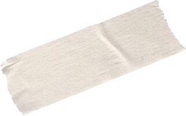 Torn masking tape